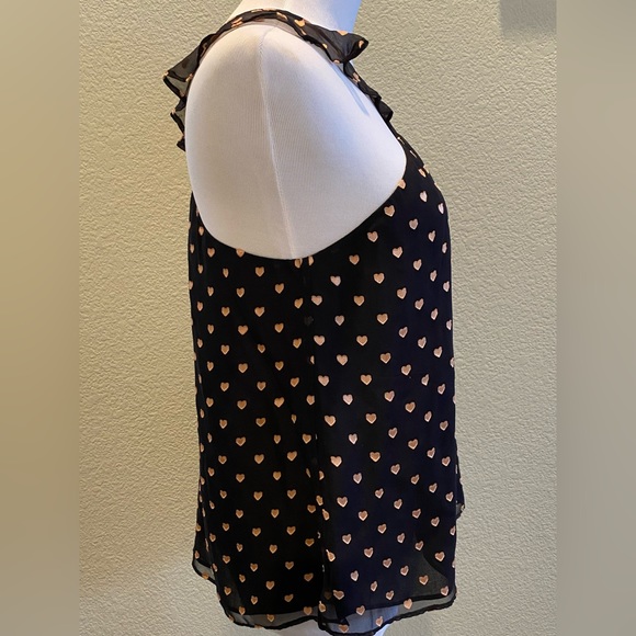 CAMI NYC The Lily Silk Halter In Heart Print size Small Petite - Picture 3 of 6